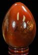 Deep Red Carnelian Agate Egg #41189-1